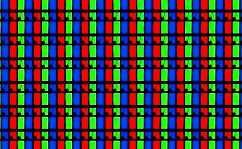 LCD subpixels